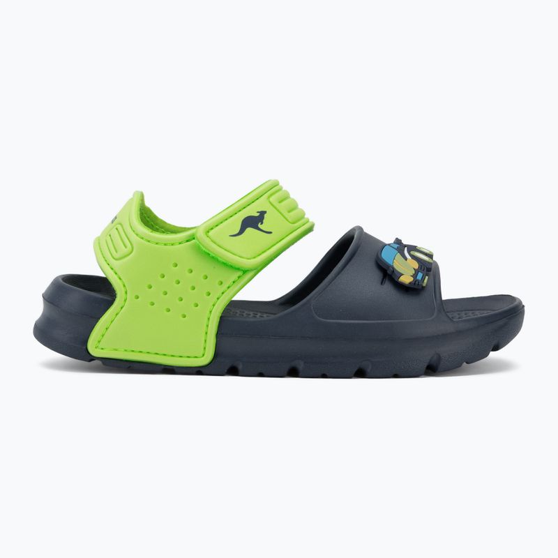 Gyerek szandálok Kangaroos KangaSwim II dark navy/lime 2