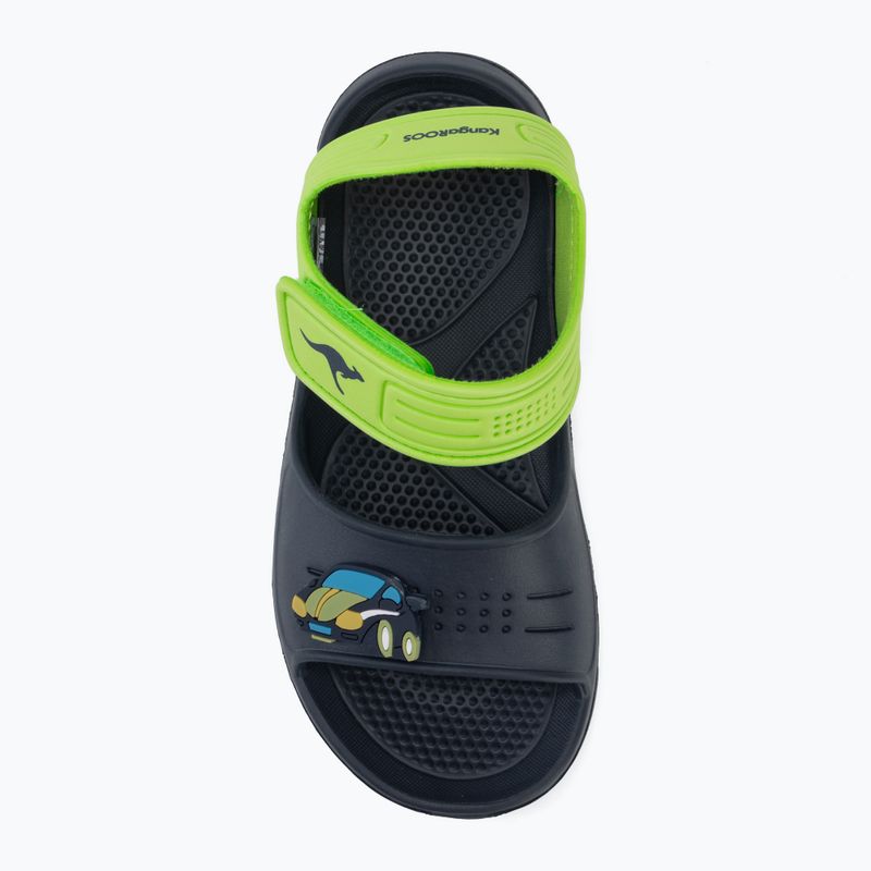 Gyerek szandálok Kangaroos KangaSwim II dark navy/lime 5