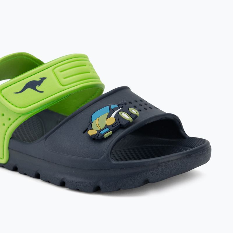 Gyerek szandálok Kangaroos KangaSwim II dark navy/lime 7
