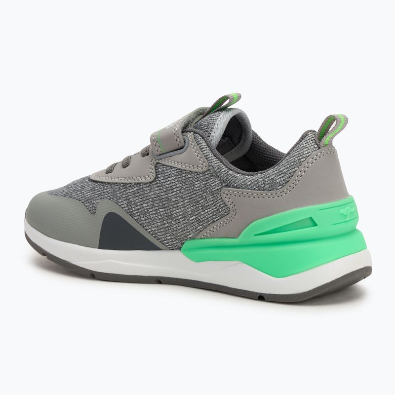 KangaROOS KD-Gym EV gyermek cipő vapor grey/neon zöld 3