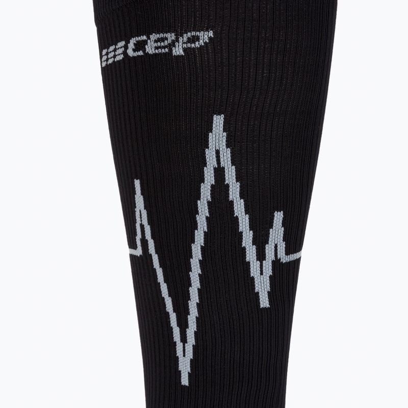 CEP Heartbeat női kompressziós futózokni fekete WP20KC3 3