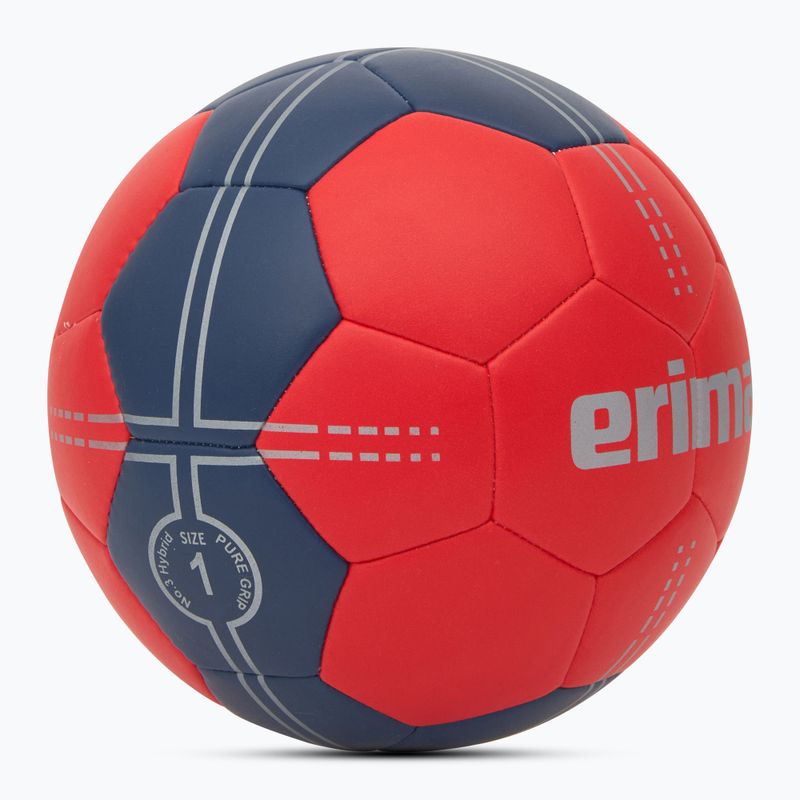 ERIMA Pure Grip kézilabda No. 3 Hybrid piros/új tengerészgyalogság méret 1 2