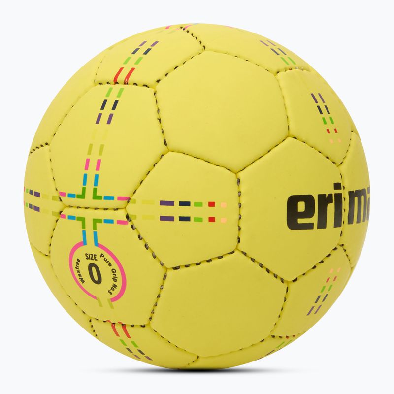 ERIMA Pure Grip Handball No. 5 Wax-Free sárga méret 0 2