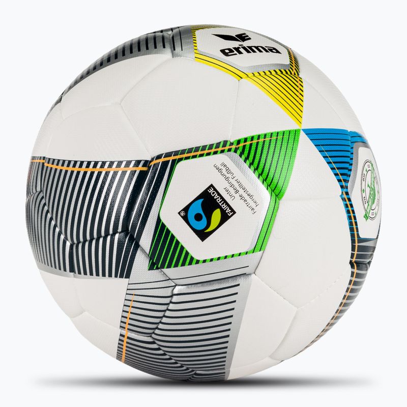 ERIMA Hybrid Eco futball labdarúgó ezüst/tengerészkék 5 méret 2