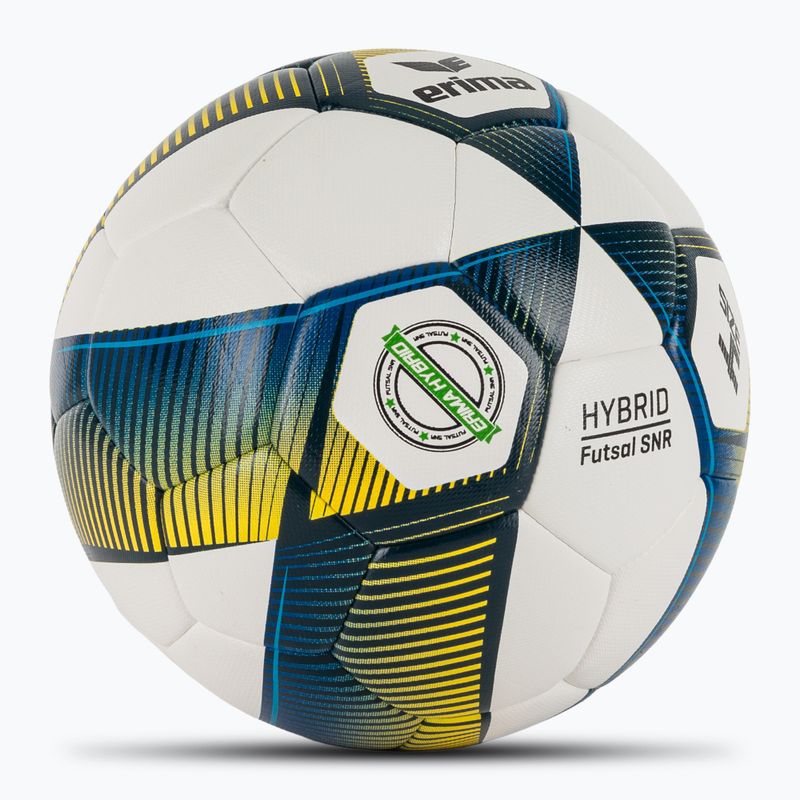 ERIMA Hybrid Futsal új tengerészgyalogos/sárga labdarúgó 4-es méret 2