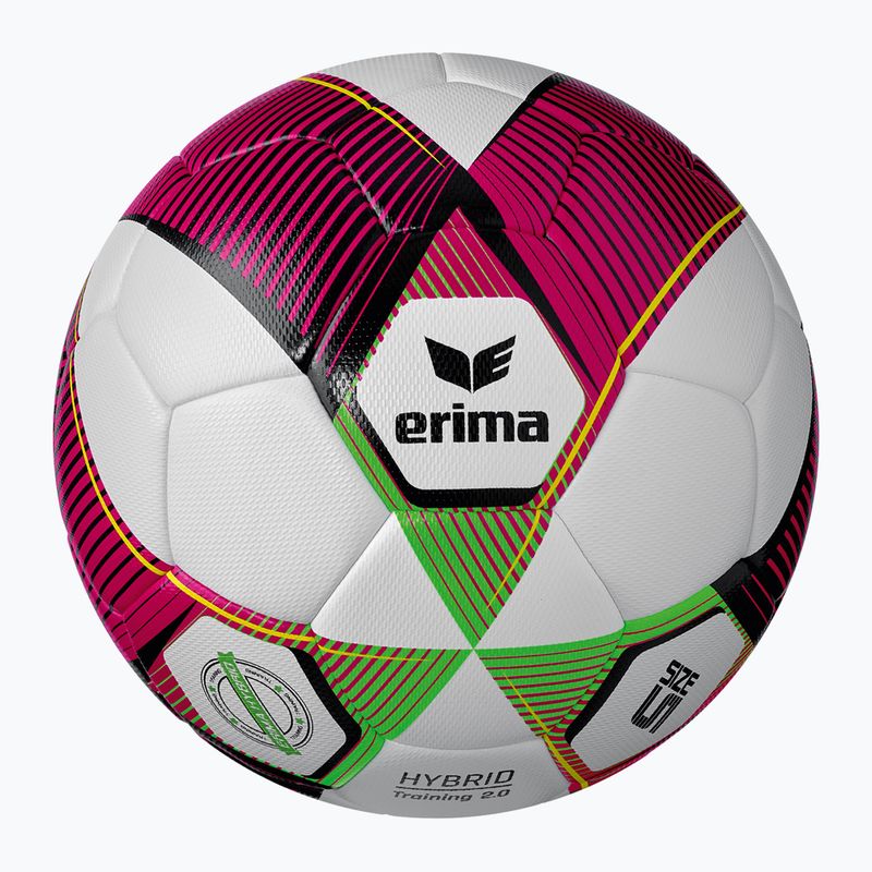 ERIMA Hybrid Training 2.0 piros/zöld gekkó foci méret 5
