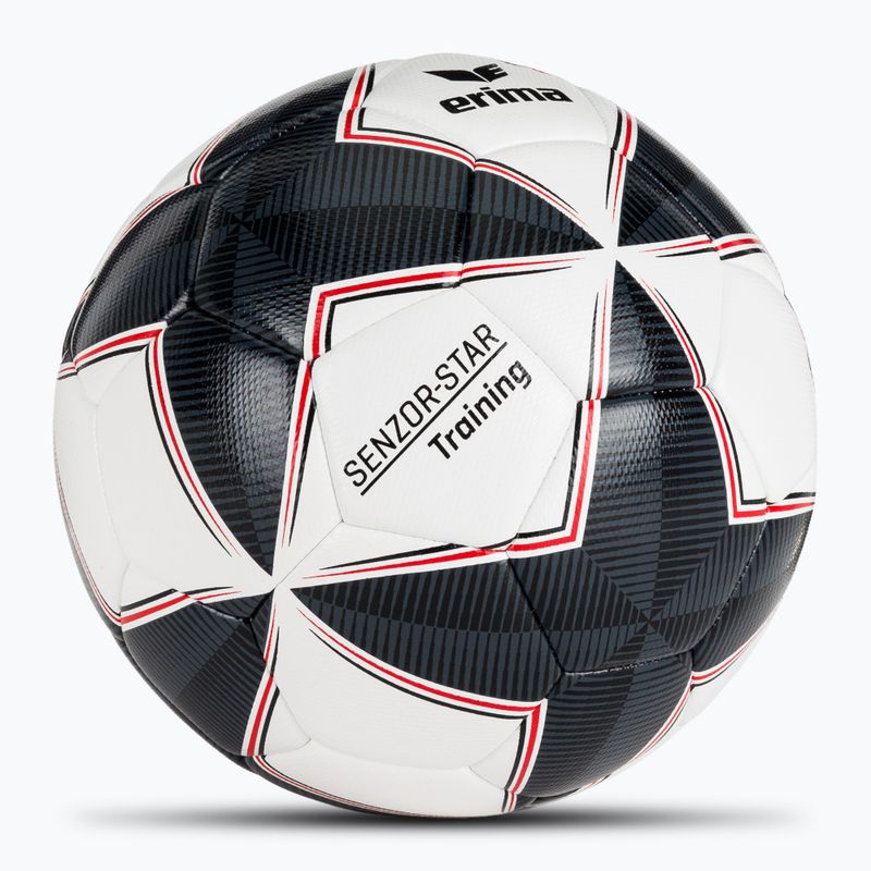 ERIMA Senzor Star Training futball labdarúgó fekete/szürke méret 5 2