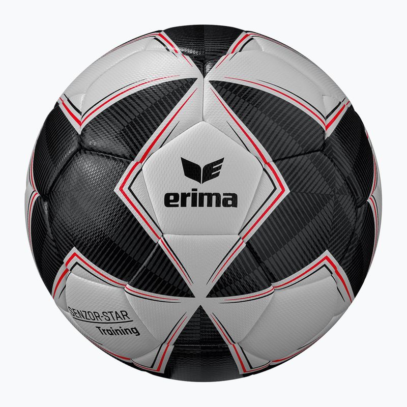ERIMA Senzor Star Training futball labdarúgó fekete/szürke méret 5