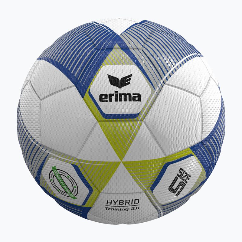 Focilabda ERIMA Hybrid Training 2.0 size 5 metallic blue/silver/lime