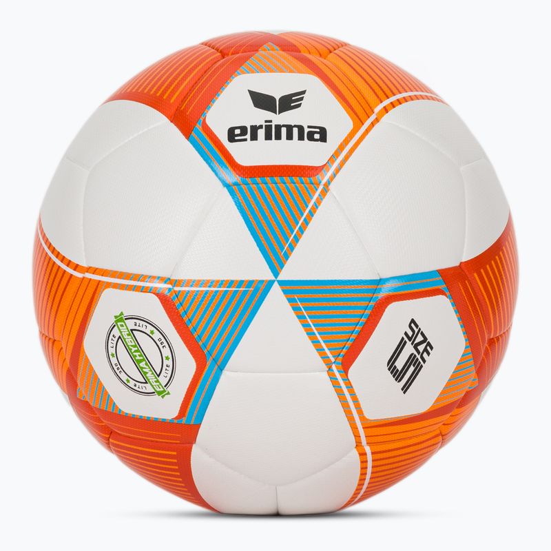 Gyermek focilabda Erima Hybrid Lite 350 size 5 neon orange/curacao