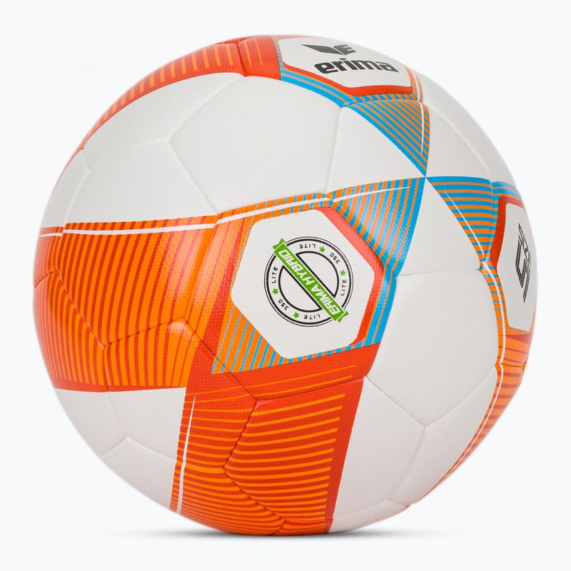 Gyermek focilabda Erima Hybrid Lite 350 size 5 neon orange/curacao 2