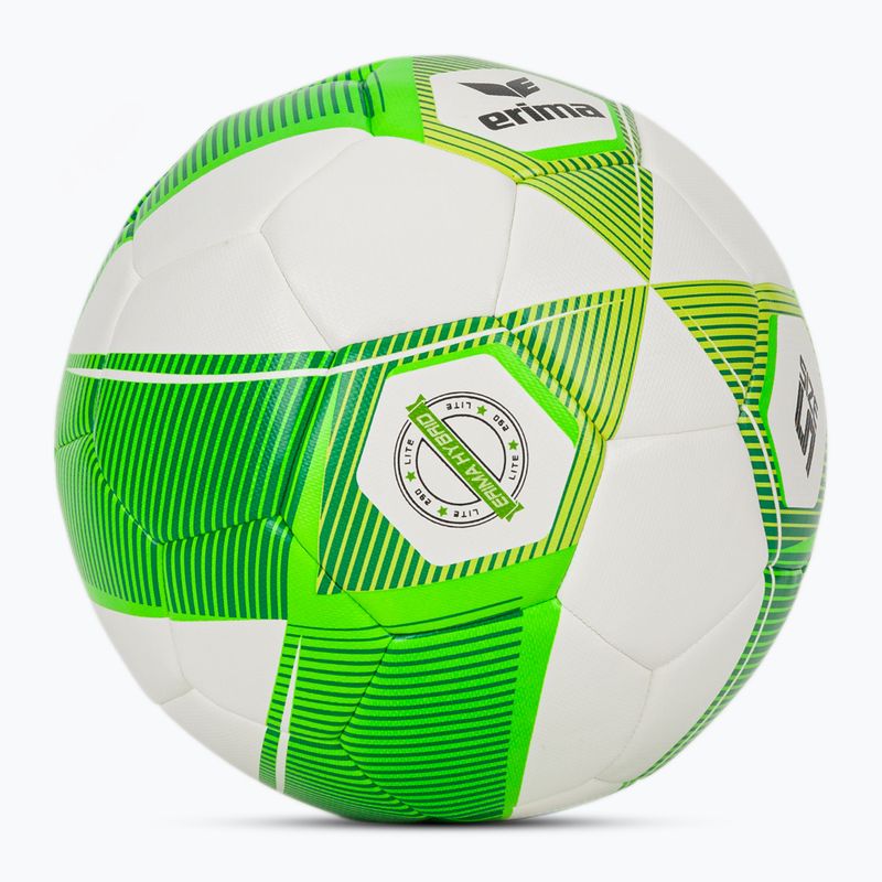 Gyermek focilabda Erima Hybrid Lite 290 size 5 green gecko/lime 2