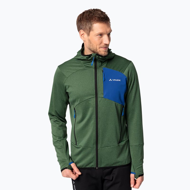 Férfi VAUDE Monviso Fleece II woodland melegítőfelső