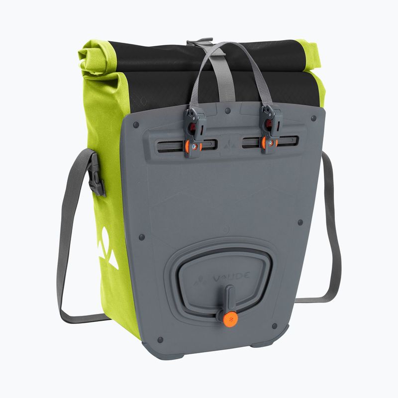 VAUDE Aqua Back Print Single 24 l fekete/világoszöld kerékpáros csomagtartó csomagtartó állványra 3