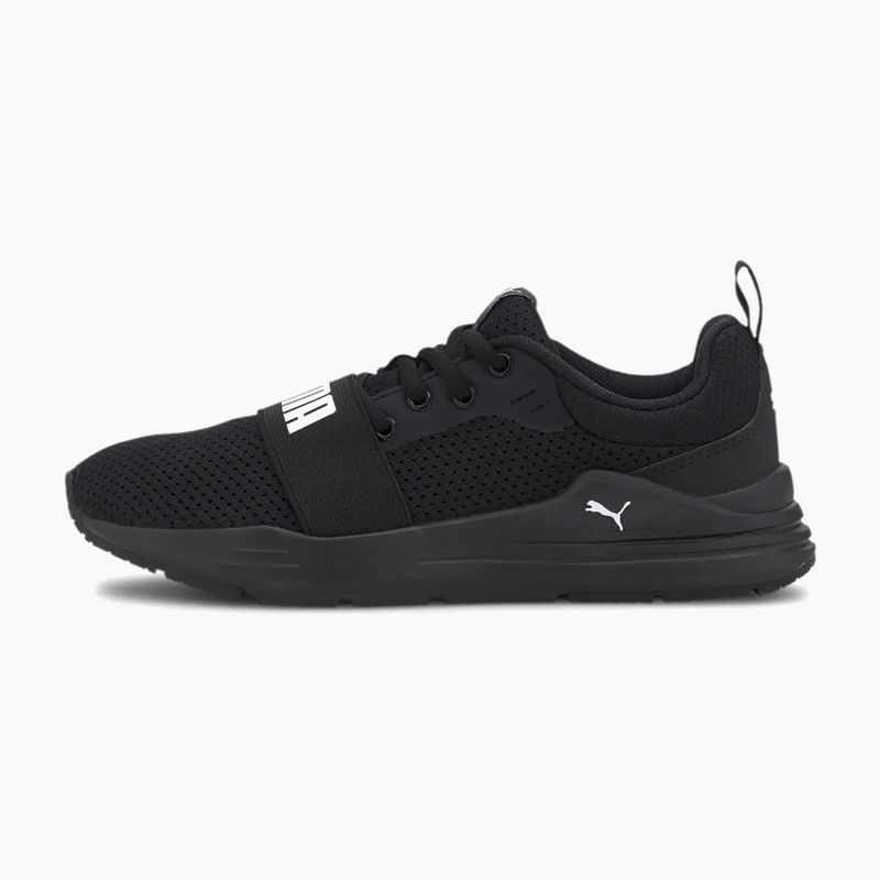 PUMA Wired Run Jr gyermek cipő puma fekete/puma fehér 9