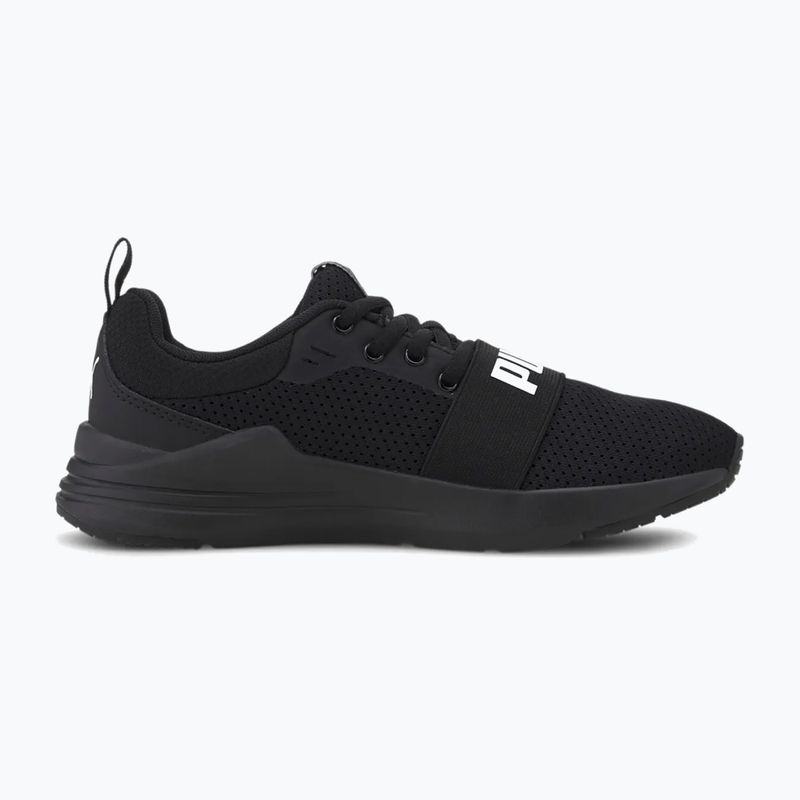 PUMA Wired Run Jr gyermek cipő puma fekete/puma fehér 10