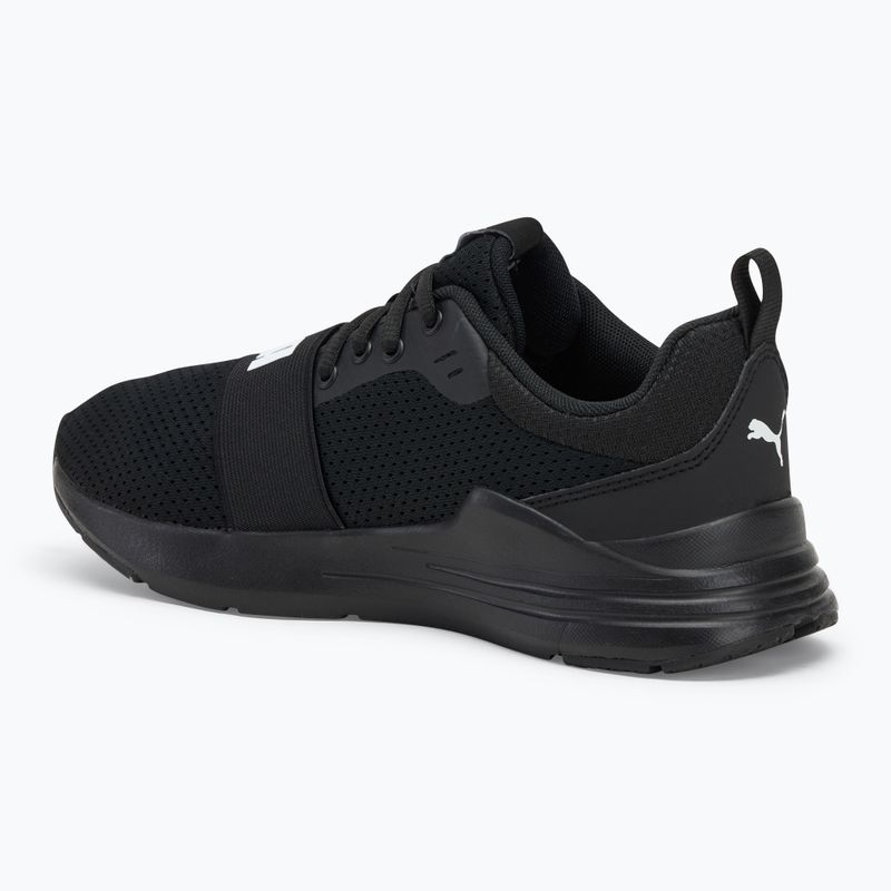 PUMA Wired Run Jr gyermek cipő puma fekete/puma fehér 3