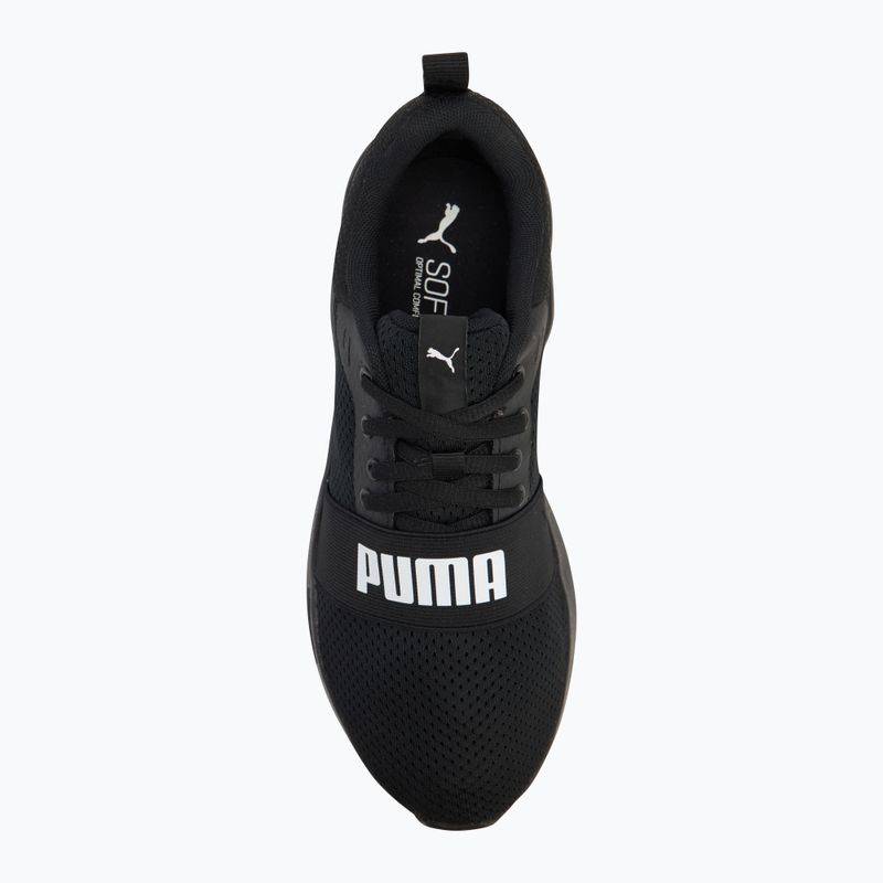 PUMA Wired Run Jr gyermek cipő puma fekete/puma fehér 5