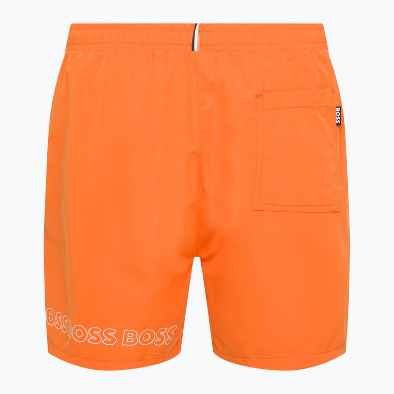 Hugo Boss Dolphin férfi úszónadrág narancssárga 50469300-829 2