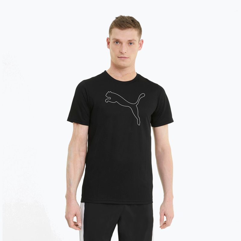Férfi PUMA Performance Cat edzőpóló fekete 520315 01 3