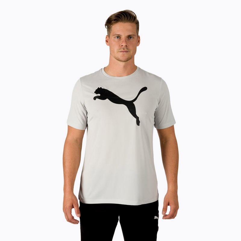 Férfi edzőpóló PUMA Active Big Logo Tee szürke 586724_09