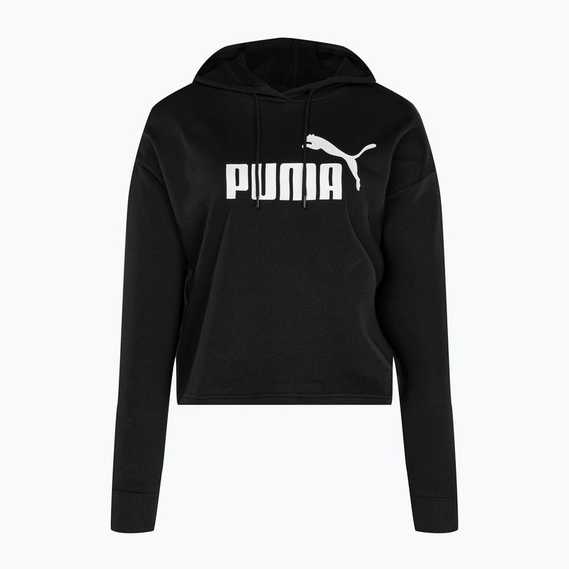 Női PUMA ESS Cropped Logo Hoodie TR puma fekete