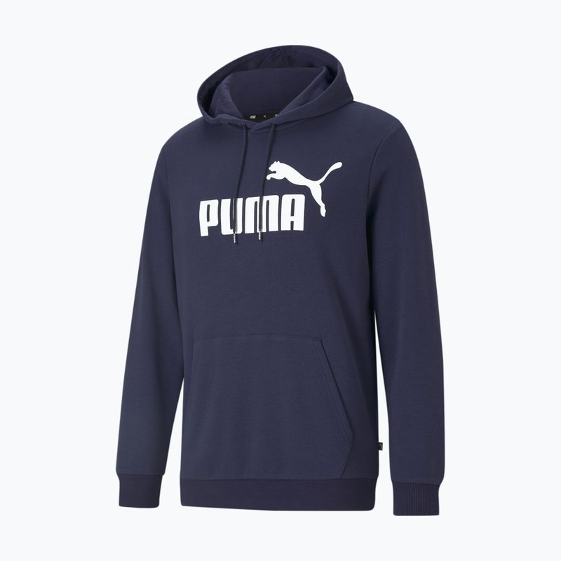 Férfi pulóver PUMA Essentials Big Logo Hoodie TR peacoat 4