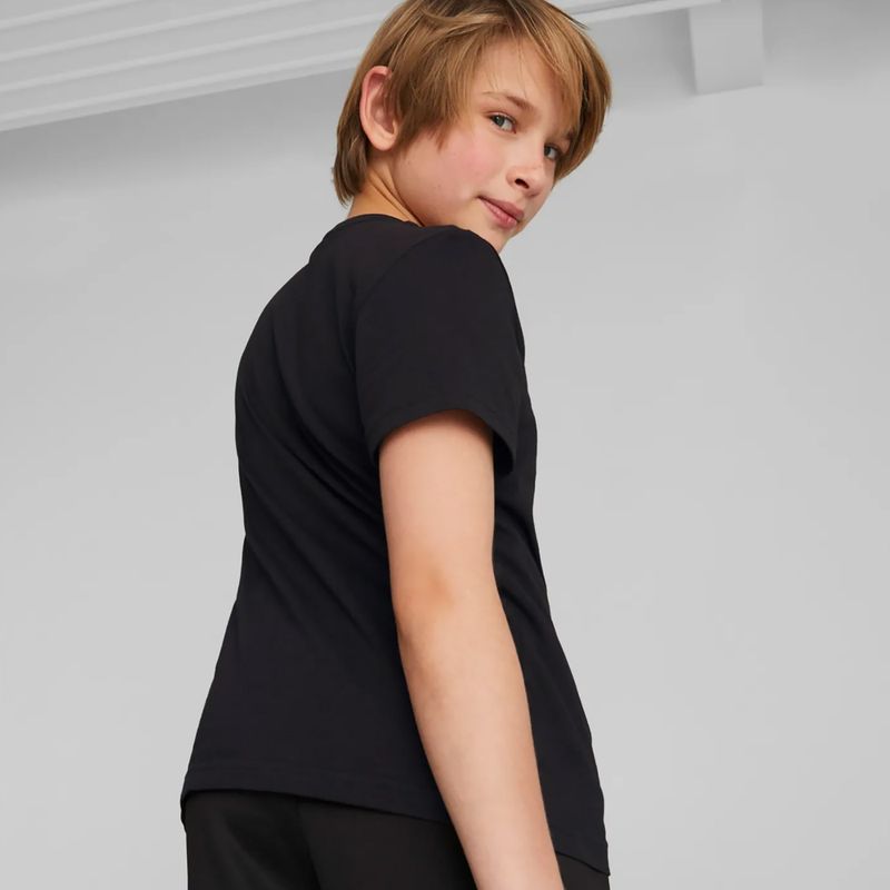 Gyerek póló PUMA Essentials Logo Tee puma black 5