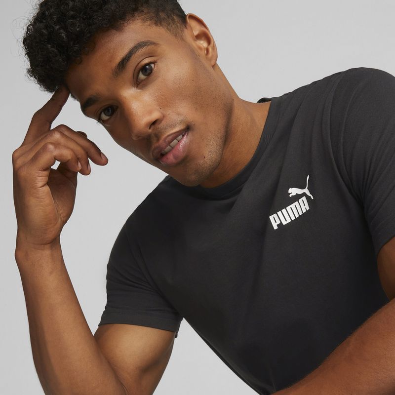 Férfi PUMA Ess Small Logo Tee puma fekete 6