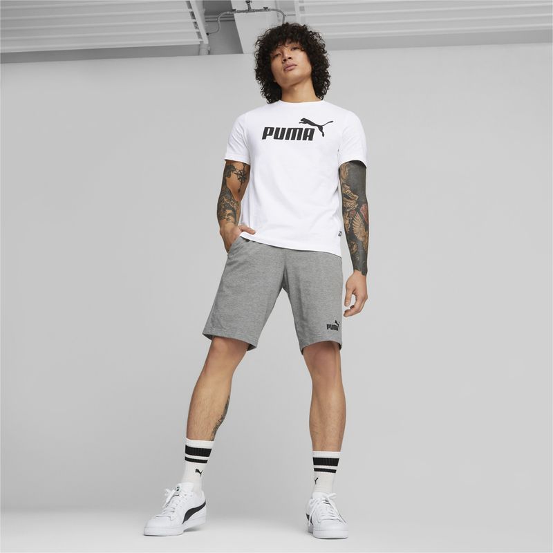 Férfi PUMA Ess Logo Tee puma fehér 4