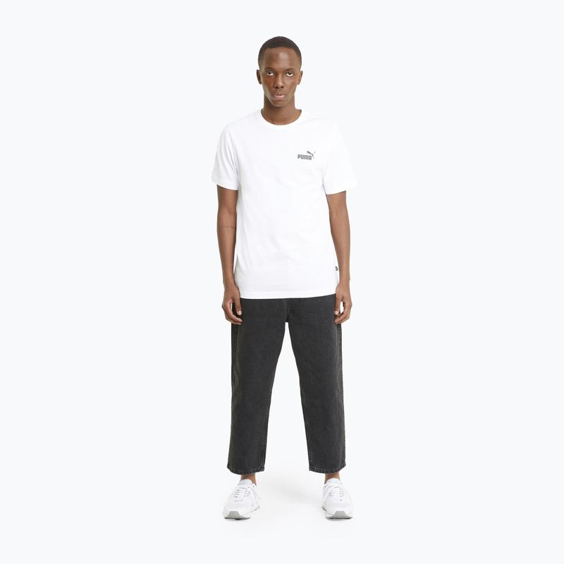 Férfi PUMA Ess Small Logo Tee puma fehér 2