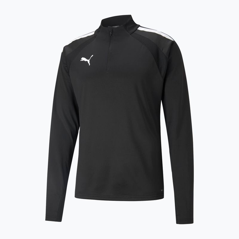 PUMA Teamliga 1/4 Zip Top futball melegítőfelső fekete 657236_03 7