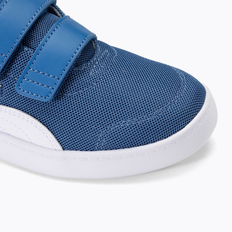 PUMA Courtflex v2 Mesh V PS star zafír/puma fehér gyermekcipő 7