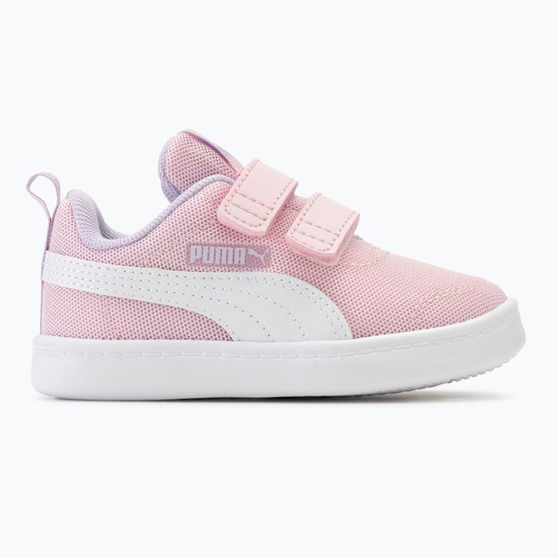 PUMA Courtflex v2 Mesh V Inf rózsaszín női/puma fehér gyermekcipő 2