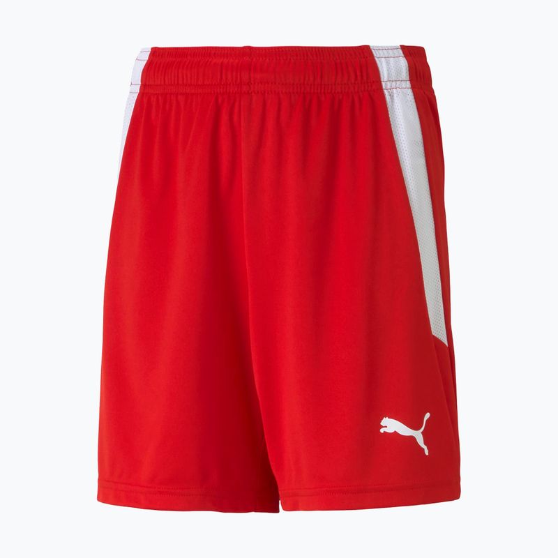 PUMA Teamliga gyermek futball rövidnadrág piros 704931 01