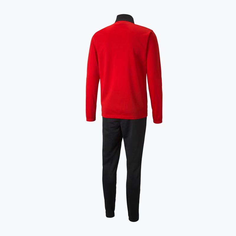 Puma férfi Individualrise tréningruha fekete/piros 65753401 7