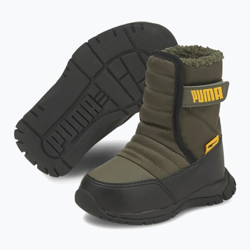 Gyerek hótaposó PUMA Nieve Boot WTR AC Inf grape leaf/ saffron 8