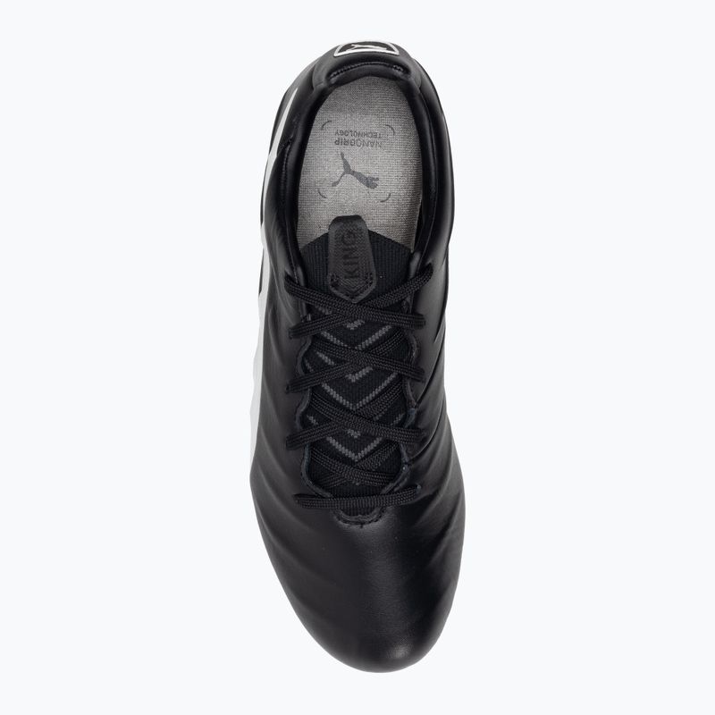 PUMA King Platinum 21 MXSG férfi futballcipő fekete-fehér 106545 01 6