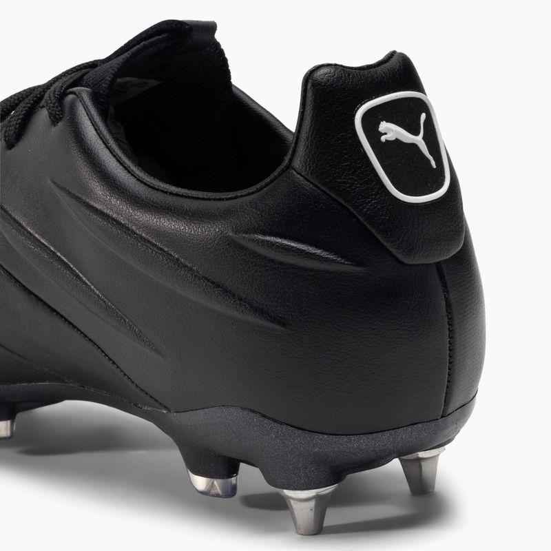 PUMA King Platinum 21 MXSG férfi futballcipő fekete-fehér 106545 01 8