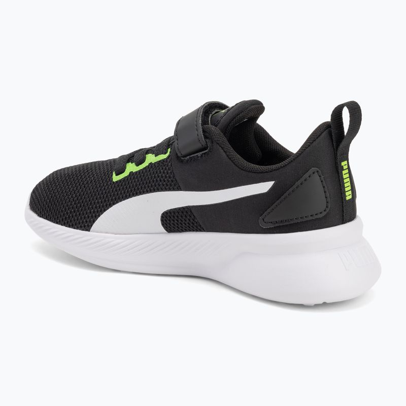 PUMA Flyer Runner V PS gyermekcipő zöld flash/puma fehér 3
