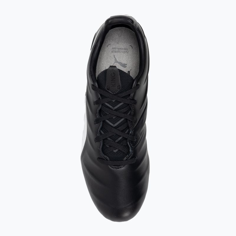 PUMA King Platinum 21 FG/AG férfi futballcipő fekete-fehér 106478 01 6
