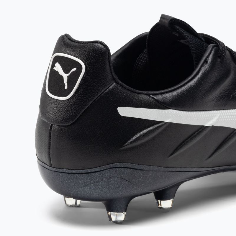 PUMA King Platinum 21 FG/AG férfi futballcipő fekete-fehér 106478 01 8