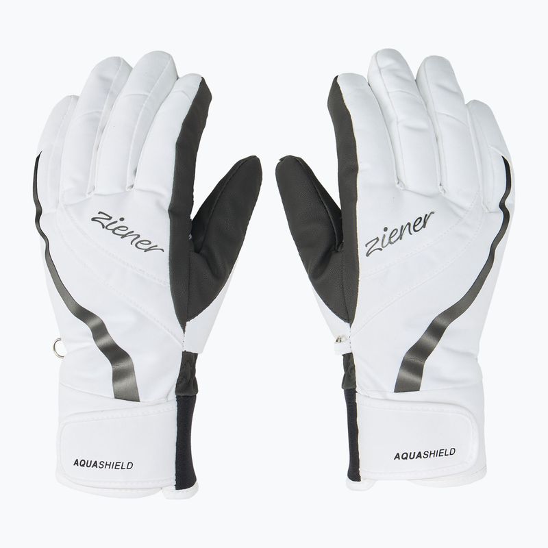 Női síkesztyű ZIENER Kitty Aquashield white 3