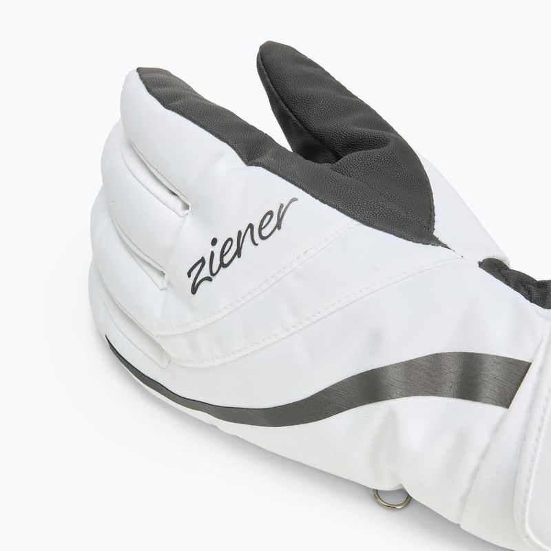 Női síkesztyű ZIENER Kitty Aquashield white 4