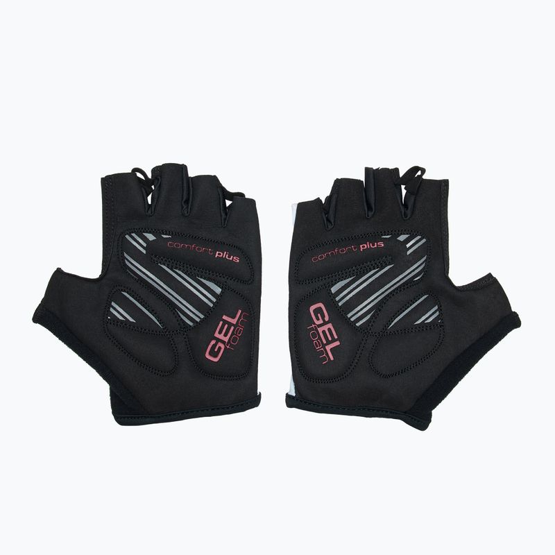Női kerékpáros kesztyű ZIENER MTB Crizy Lady GELfoam sangria vörös 3