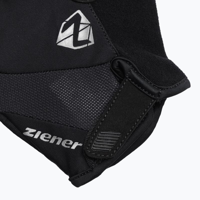 Férfi kerékpáros kesztyű Ziener MTB Collby Gel fekete 4