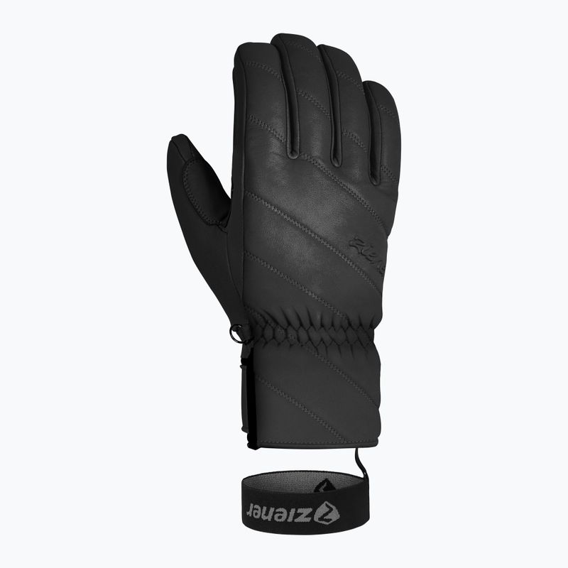 Női síkesztyű ZIENER Kuma Aquashield black 8