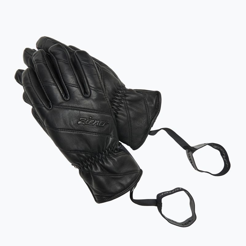 Női síkesztyű ZIENER Kuma Aquashield black 6