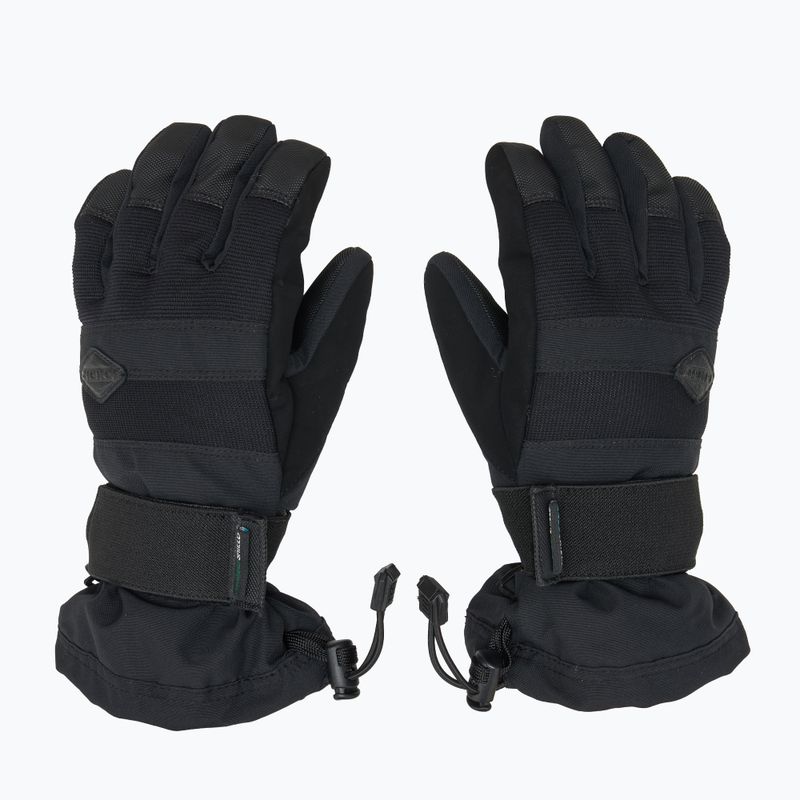 Gyerek snowboard kesztyű ZIENER Manu Aquashield black 3