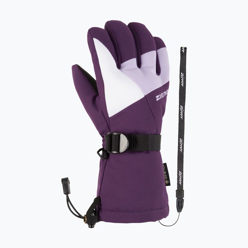 Gyerek síkesztyű ZIENER Lani GTX dark violet 8